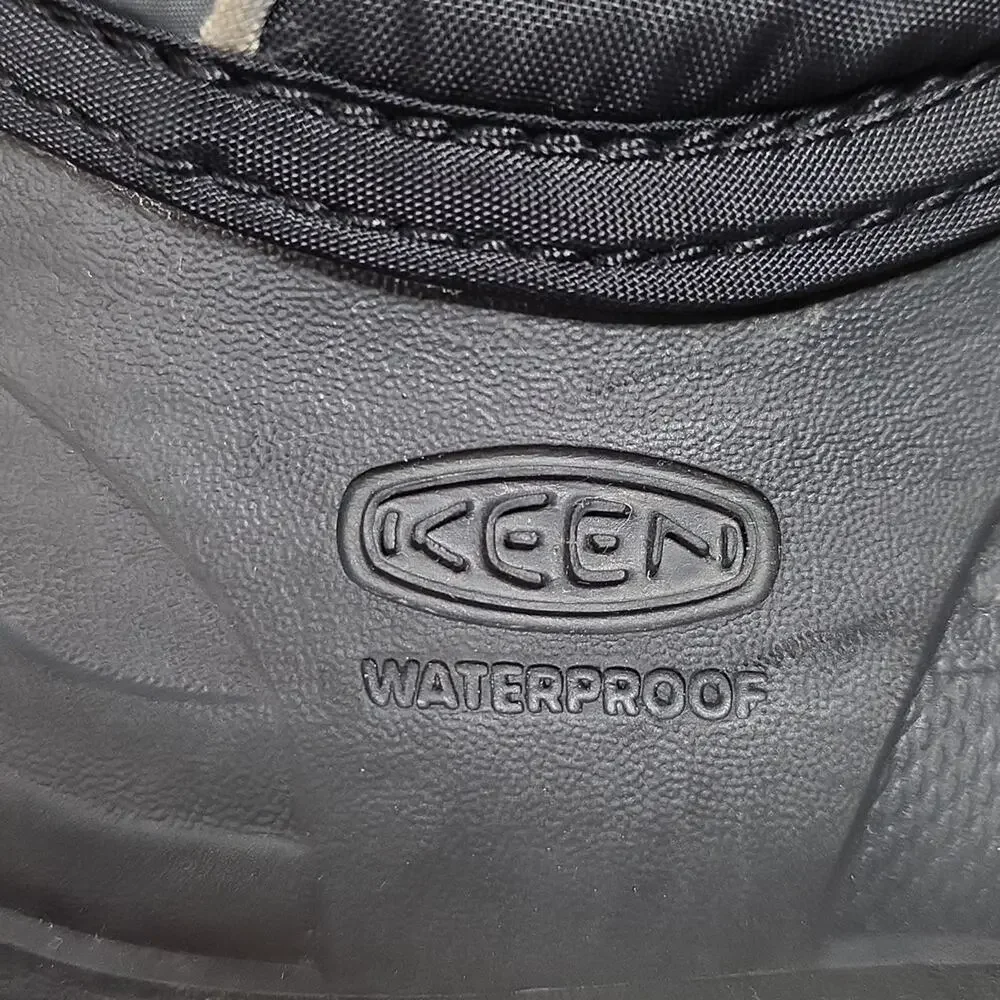 KEEN Lumi II Waterproof Insulated Black Snow Boots Kids Toddler Size 8